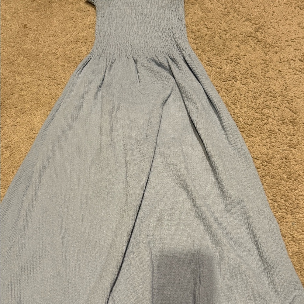 Elegant Blue Maxi Dress